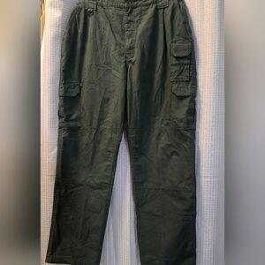 5.11 Tactical 74251 Series Green Cargo Army Pants Size 40 X 33 Elastic Waist Men